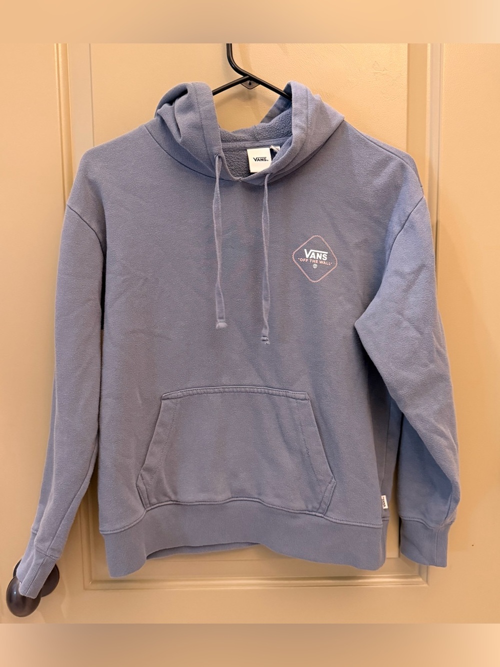 Vans Men's Lavender-Blue Hooded Pullover Sweatshirt